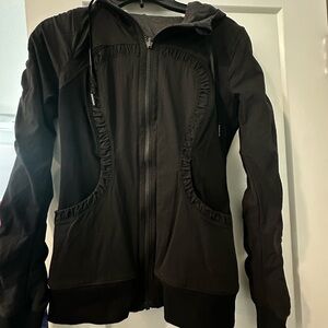 Lululemon Black Hooded Jacket